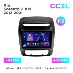 Radio samochodowe do Kia Sorento 2 XM 2012-2021 (F3) Teyes CC3L 4+32 Gb 9"