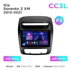 Radio samochodowe Teyes CC3L 4+64 Gb Kia Sorento 2 XM 2012-2021 (F3) 9"