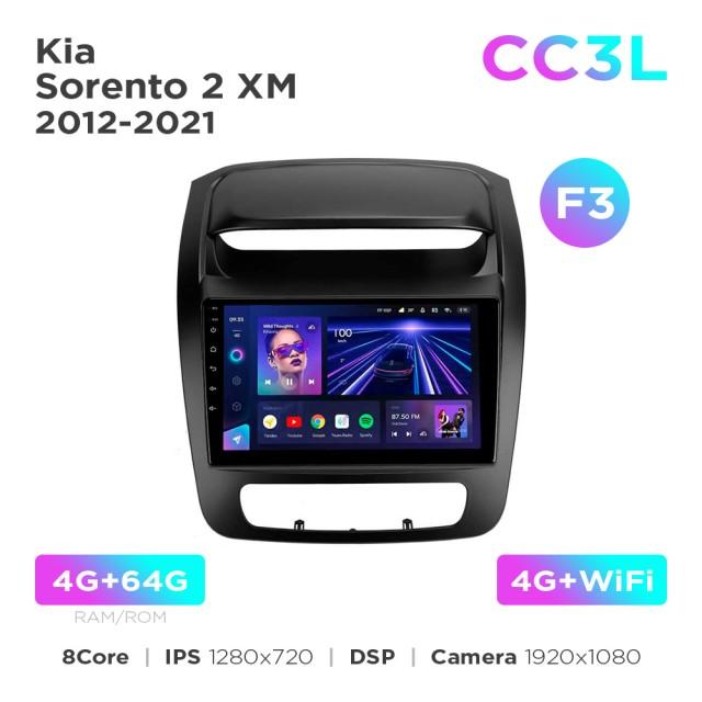 Radio samochodowe Teyes CC3L 4+64 Gb Kia Sorento 2 XM 2012-2021 (F3) 9"