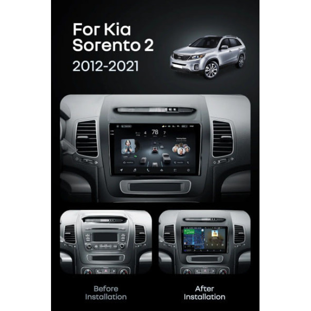 Radio samochodowe Teyes CC4 Pro 2k 8+128 Gb Kia Sorento 2 XM 2012-2021 (F3) 9"