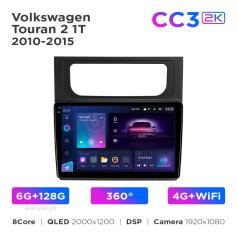 Radio samochodowe Teyes CC3 2k 6+128 Gb 360° Volkswagen Touran 2 1T 2010-2015 10