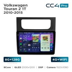Radio samochodowe Teyes CC4 Pro 2k 8+128 Gb Volkswagen Touran 2 1T 2010-2015 10"