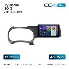 Radio samochodowe Teyes CC4 Pro 2k 12+256 Gb Hyundai i10 3 2019-2023 9"