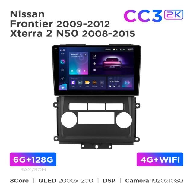Radio samochodowe Teyes CC3 2k 6+128 Gb Nissan Frontier 2009-2012 / Xterra 2 N50 2008-2015 10