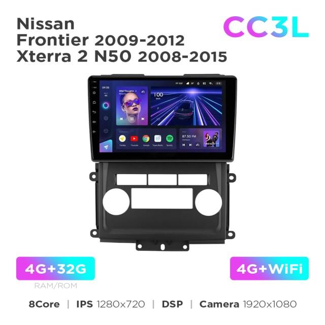 Radio samochodowe do Nissan Frontier 2009-2012 / Xterra 2 N50 2008-2015 Teyes CC3L 4+32 Gb 10"