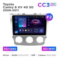 Radio samochodowe Teyes CC3 2k 6+128 Gb Toyota Camry 6 XV 40 50 2006-2011 (F2) 10"