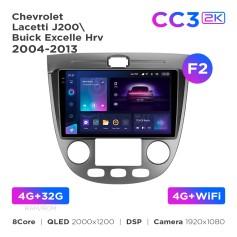 Radio samochodowe Teyes CC3 2k 4+32 Gb Chevrolet Lacetti J200 / Buick Excelle Hrv 2004-2013 (F2) 9"