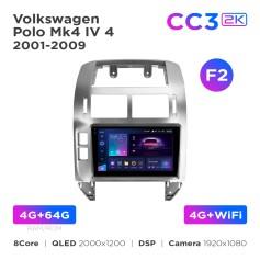 Radio samochodowe Teyes CC3 2k 4+64 Gb Volkswagen Polo Mk4 4 2001-2009 (F2) 9