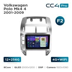 Radio samochodowe Teyes CC4 Pro 2k 12+256 Gb Volkswagen Polo Mk4 4 2001-2009 (F2) 9"