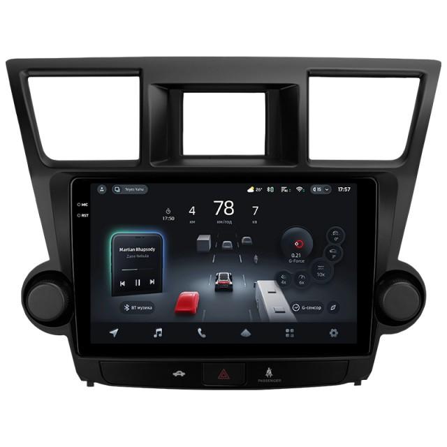 Radio samochodowe Teyes CC4 Pro 2k 12+256 Gb Toyota Highlander 2 XU40 2007-2013 (F2) 10"