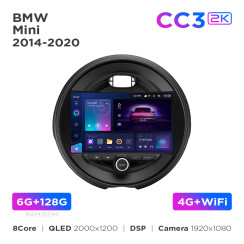 Radio samochodowe Teyes CC3 2k 6+128 Gb BMW Mini 2014-2020 9"