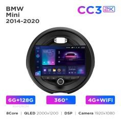 Radio samochodowe Teyes CC3 2k 6+128 Gb 360° BMW Mini 2014-2020 9"