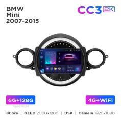 Radio samochodowe Teyes CC3 2k 6+128 Gb BMW Mini 2007-2015 (F1) 9"