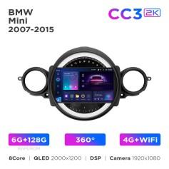 Radio samochodowe Teyes CC3 2k 6+128 Gb 360° BMW Mini 2007-2015 (F1) 9