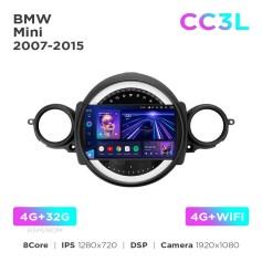 Radio samochodowe do BMW Mini 2007-2015 (F1) Teyes CC3L 4+32 Gb 9"