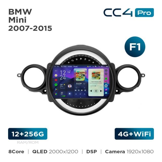 Radio samochodowe Teyes CC4 Pro 2k 12+256 Gb BMW Mini 2007-2015 (F1) 9"