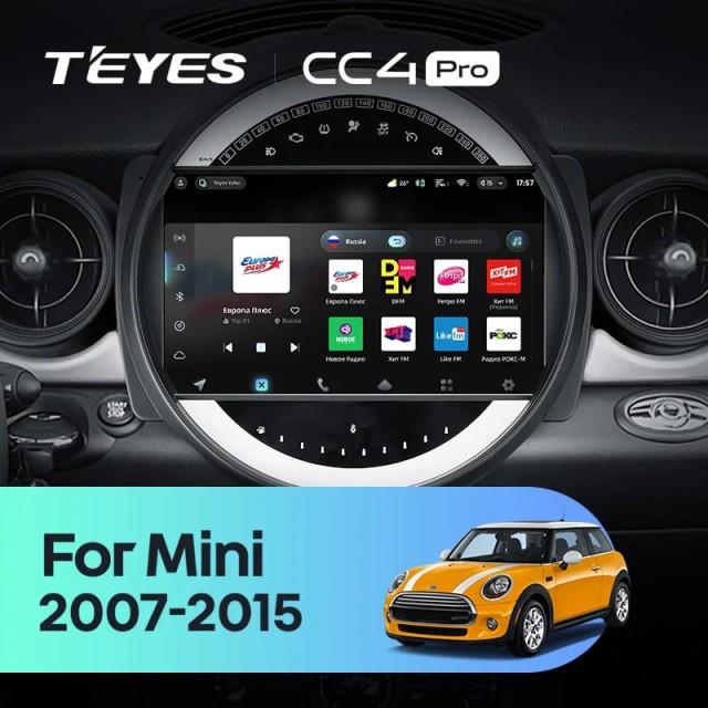 Radio samochodowe Teyes CC4 Pro 2k 8+128 Gb BMW Mini 2007-2015 (F1) 9"