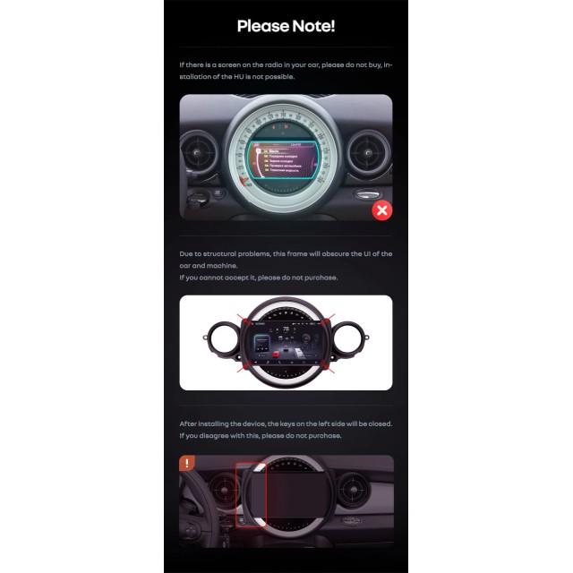 Radio samochodowe Teyes CC4 Pro 2k 8+128 Gb BMW Mini 2007-2015 (F1) 9"