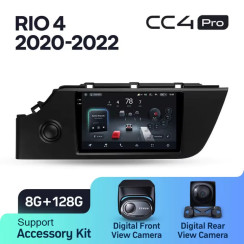 Radio samochodowe Teyes CC4 Pro 2k 8+128 Gb Kia Rio 4 FB 2020-2022 9"