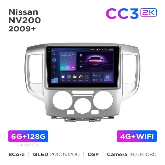Radio samochodowe Teyes CC3 2k 6+128 Gb Nissan NV200 M20 2009-2023 9