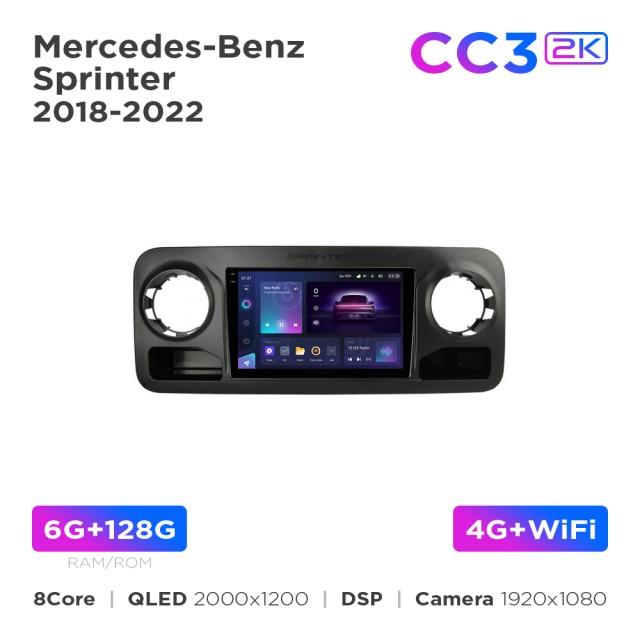 Radio samochodowe Teyes CC3 2k 6+128 Gb Mercedes-Benz Sprinter 2018-2022 (F1) 10