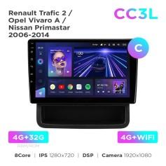 Radio samochodowe do Renault Trafic 2 / Opel Vivaro A / Nissan Primastar 2006-2014 (C) Teyes CC3L 4+32 Gb 10"