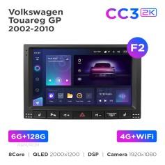 Radio samochodowe Teyes CC3 2k 6+128 Gb Volkswagen Touareg GP 2002-2010 (F2) 9"