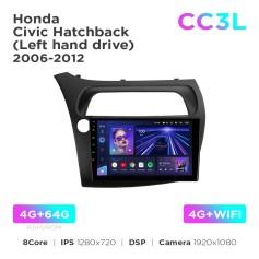 Radio samochodowe Teyes CC3L 4+64 Gb Honda Civic Hatchback 2006-2012 9"