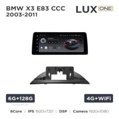 Radio samochodowe Teyes LUX ONE 6+128 Gb BMW X3 E83 CCC 2003-2011 12.3"