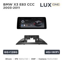 Radio samochodowe Teyes LUX ONE 6+128 Gb BMW X3 E83 CCC 2003-2011 12.3"