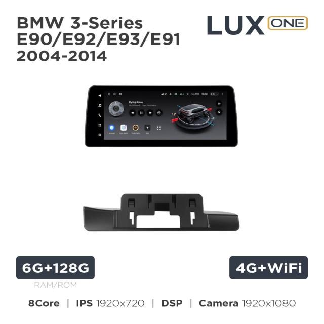 Radio samochodowe Teyes LUX ONE 6+128 Gb BMW 3-Series E90/E92/E93/E91 CCC 2004-2014 12.3"
