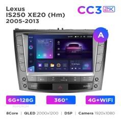 Radio samochodowe Teyes CC3 2k 6+128 Gb 360° Lexus IS250 XE20 (Hm) 2005-2013 (A) 9