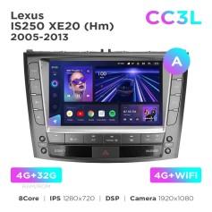 Radio samochodowe do Lexus IS250 XE20 (Hm) 2005-2013 (A) Teyes CC3L 4+32 Gb 9"
