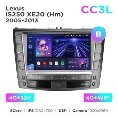 Radio samochodowe do Lexus IS250 XE20 (Hm) 2005-2013 (B) Teyes CC3L 4+32 Gb 9"