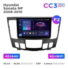 Radio samochodowe Teyes CC3 2k 4+64 Gb Hyundai Sonata NF 2008-2010 (F2) 9