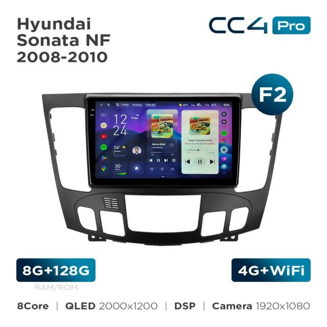 Radio samochodowe Teyes CC4 Pro 2k 8+128 Gb Hyundai Sonata NF 2008-2010 (F2) 9"
