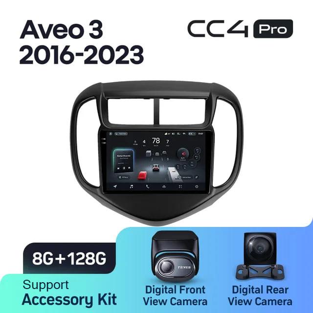 Radio samochodowe Teyes CC4 Pro 2k 8+128 Gb Chevrolet Aveo 3 2016-2023 9"