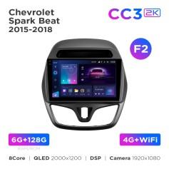 Radio samochodowe Teyes CC3 2k 6+128 Gb Chevrolet Spark Beat 2015-2018 (F2) 9