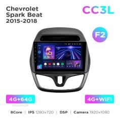 Radio samochodowe Teyes CC3L 4+64 Gb Chevrolet Spark Beat 2015-2018 (F2) 9"