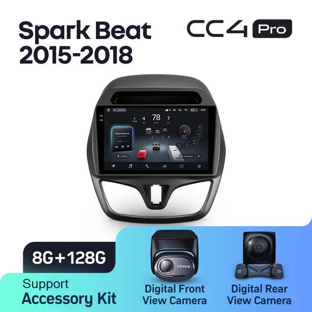 Radio samochodowe Teyes CC4 Pro 2k 8+128 Gb Chevrolet Spark Beat 2015-2018 (F2) 9"
