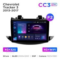 Radio samochodowe Teyes CC3 2k 4+32 Gb Chevrolet Tracker 3 2013-2017 (F2) 9"
