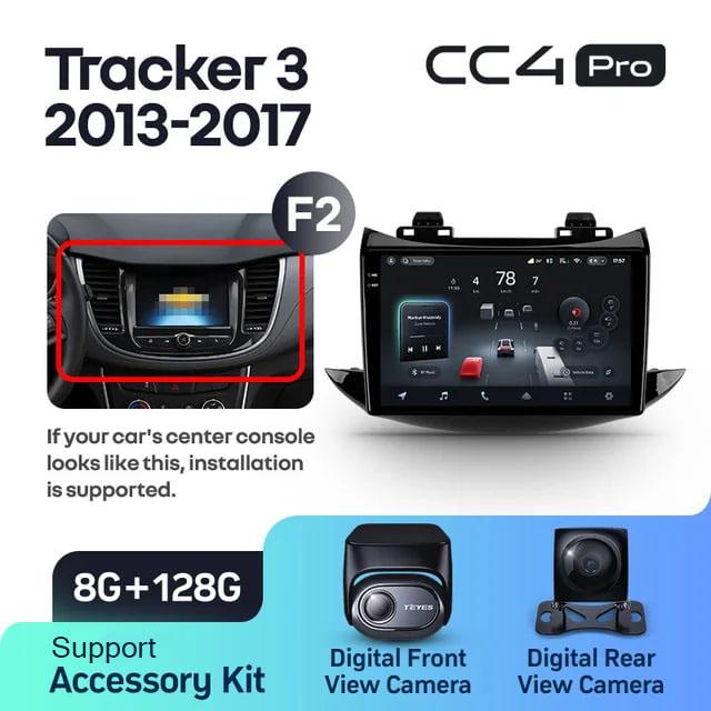 Radio samochodowe Teyes CC4 Pro 2k 8+128 Gb Chevrolet Tracker 3 2013-2017 (F2) 9"