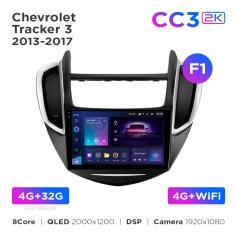 Radio samochodowe Teyes CC3 2k 4+32 Gb Chevrolet Tracker 3 2013-2017 (F1) 9"
