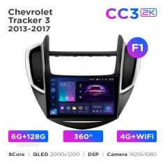 Radio samochodowe Teyes CC3 2k 6+128 Gb 360° Chevrolet Tracker 3 2013-2017 (F1) 9"