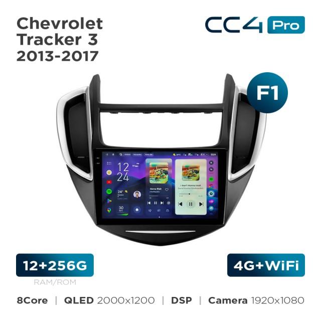 Radio samochodowe Teyes CC4 Pro 2k 12+256 Gb Chevrolet Tracker 3 2013-2017 (F1) 9"