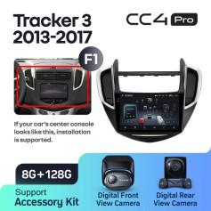Radio samochodowe Teyes CC4 Pro 2k 8+128 Gb Chevrolet Tracker 3 2013-2017 (F1) 9"