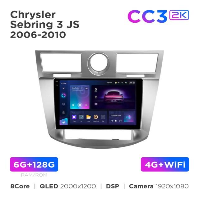 Radio samochodowe Teyes CC3 2k 6+128 Gb Chrysler Sebring 3 JS 2006-2010 9
