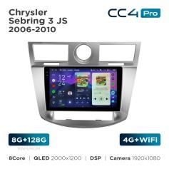 Radio samochodowe Teyes CC4 Pro 2k 8+128 Gb Chrysler Sebring 3 JS 2006-2010 9"