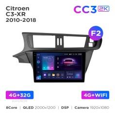 Radio samochodowe Teyes CC3 2k 4+32 Gb Citroen C3-XR 2010-2018 (F2) 10"