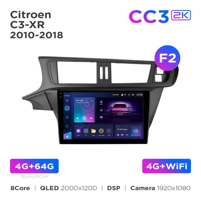 Radio samochodowe Teyes CC3 2k 4+64 Gb Citroen C3-XR 2010-2018 (F2) 10
